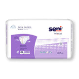 Seni® Super Unisex Adult Incontinence Brief X-Large Disposable Heavy Absorbency (1163865_PK) 25/PK