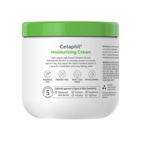 Cetaphil® Hand and Body Moisturizer 16 oz. Jar Unscented Cream (1200273_EA) 1/EA