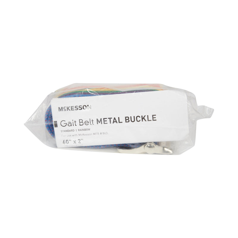 McKesson Gait Belt 60 Inch Length Rainbow Design Polyester (864688_EA) 1/EA