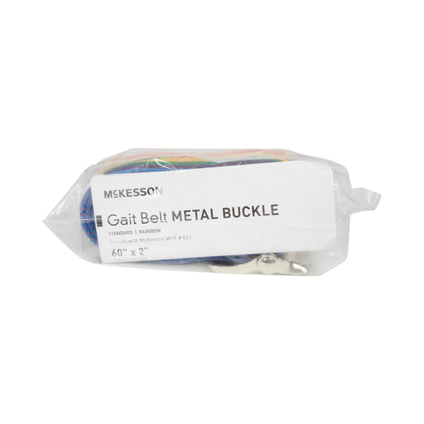 McKesson Gait Belt 60 Inch Length Rainbow Design Polyester (864688_CS) 48/CS