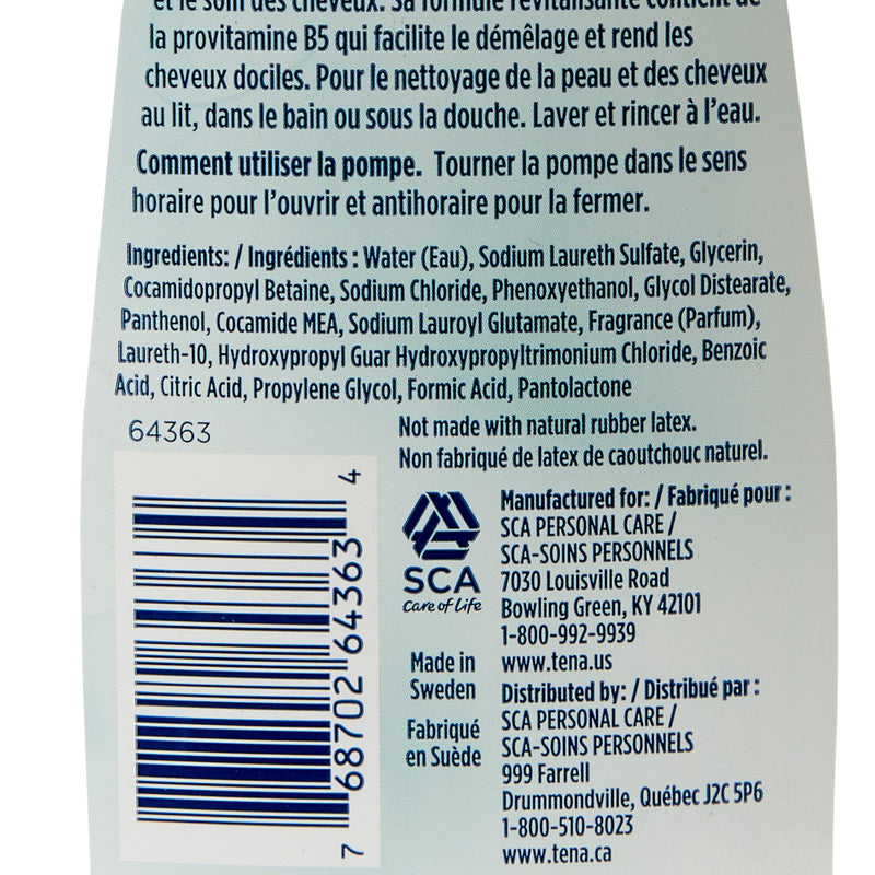 TENA® ProSkin™ Shampoo and Body Wash 16.9 oz. Pump Bottle Scented (931618_CS) 10/CS