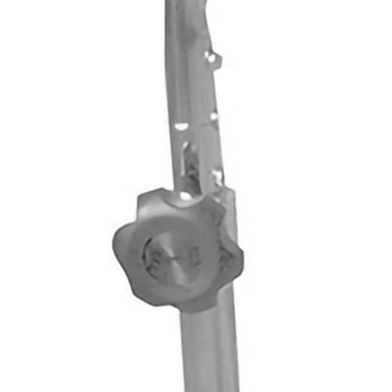 McKesson Mayo Instrument Stand Hand Operated Single Post U-Shaped Base Small Tray (691124_EA) 1/EA
