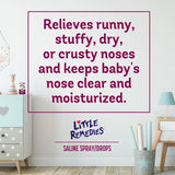 Little Remedies® Saline Nasal Spray 0.65% Strength 1 oz. (1231451_EA) 1/EA