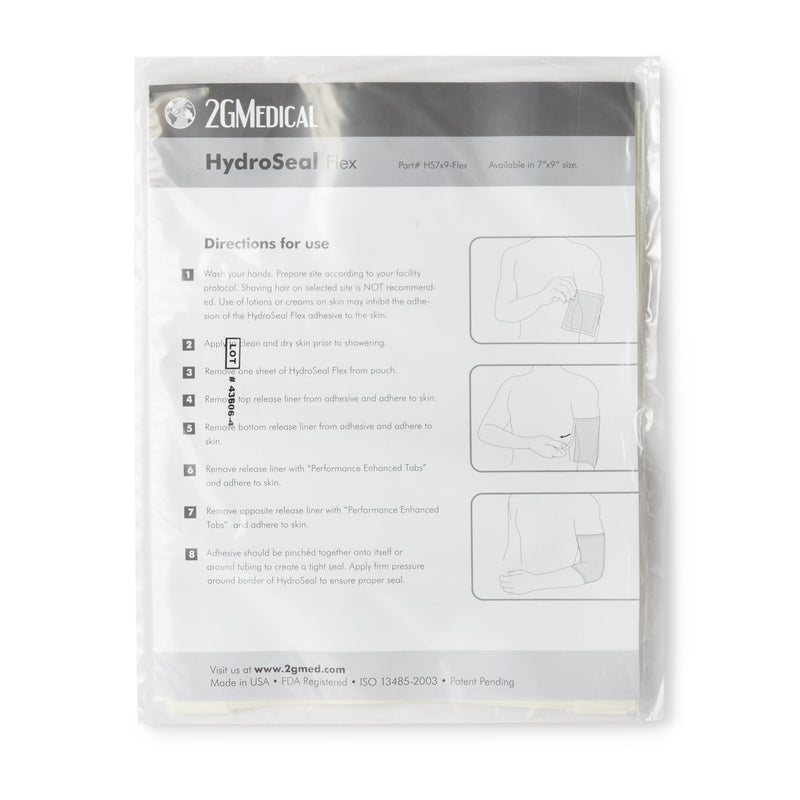 HydroSeal Flex IV Site Barrier Protector 7 X 9 Inch Rectangle NonSterile (1191252_BX) 98/BX