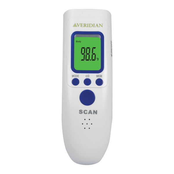 Veridian Non-Contact Skin Surface Thermometer Infrared Skin Probe Handheld (1237416_EA) 1/EA