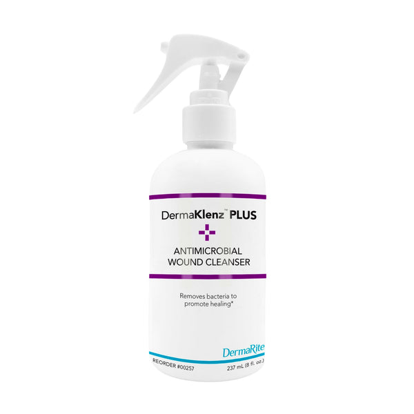 DermaKlenz™ Plus Wound Cleanser 8 oz. Spray Bottle NonSterile Antimicrobial (1256077_CS) 6/CS