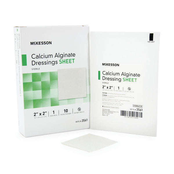 McKesson Alginate Dressing 2 X 2 Inch Square (883263_EA) 1/EA