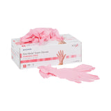McKesson Pink Nitrile® Exam Glove Small NonSterile Nitrile Standard Cuff Length Textured Fingertips Pink Not Rated (1065401_BX) 250/BX