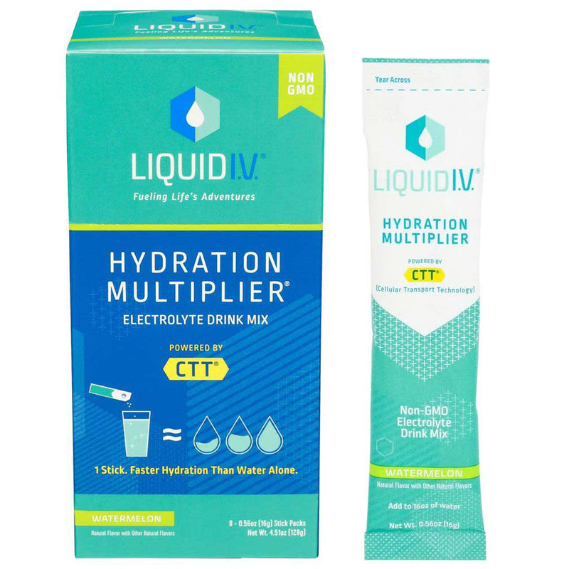 Liquid I.V.® Hydration Multiplier® Oral Electrolyte Solution Watermelon Flavor 0.56 oz. Electrolyte (1220421_BX) 6/BX
