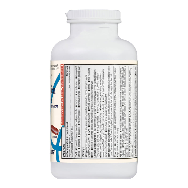 Foster & Thrive™ Pain Relief 200 mg Strength Ibuprofen Caplet 500 per Bottle (1238909_BT) 1/BT