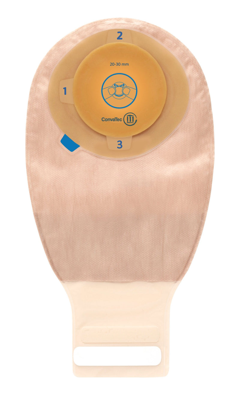 Esteem®+ Ostomy Pouch One-Piece System 12 Inch Length Mold to Fit 1-3/16 to 1-9/16 Inch Stoma Drainable (902071_BX) 10/BX