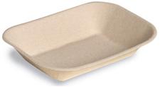 Chinet® Food Service Tray 7 X 9 Inch Beige Molded Fiber (786562_BG) 25 ...