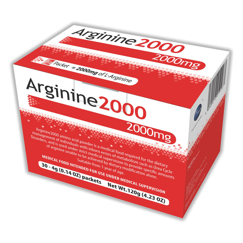 Arginine 2000 Oral Supplement Unflavored Powder 4 Gram Individual Packet (1137910_CS) 30/CS