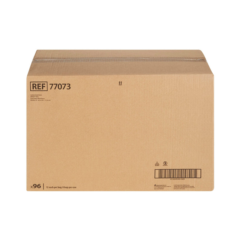 Wings™ Ultra Unisex Adult Incontinence Brief Medium Disposable Heavy Absorbency (960580_BG) 12/BG