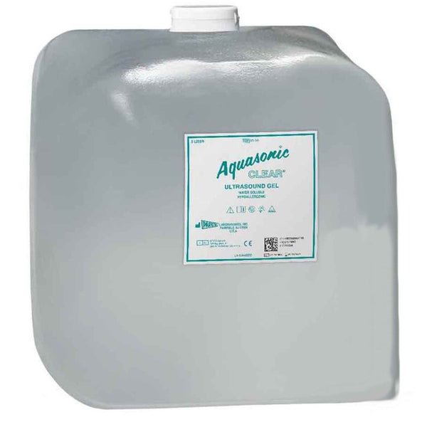 Aquasonic Clear® Ultrasound Gel High Viscosity 5 Liter Jug NonSterile (227103_CS) 1/CS