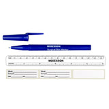 McKesson Skin Marker with Ruler and Labels Gentian Violet Ink Sterile Full Size Fine Tip (1182556_BX) 50/BX