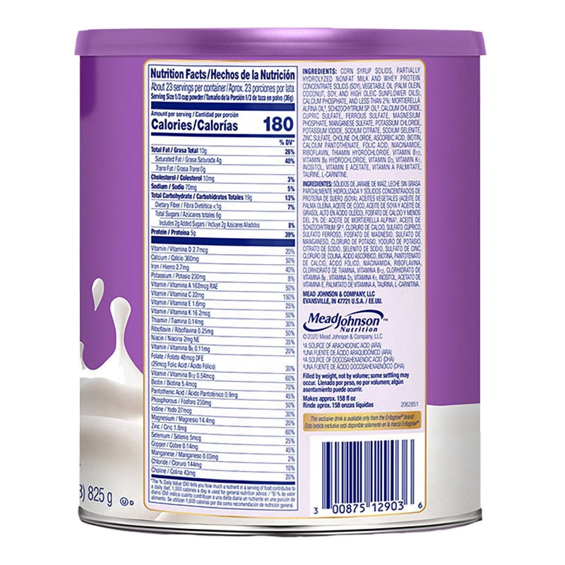 Enfagrow®Premium Gentlease® Toddler Pediatric Oral Supplement Unflavored 29.1 oz. Can Powder Calories (1201028_EA) 1/EA