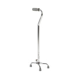 McKesson Small Base Quad Cane Steel 30 to 39 Inch Height Chrome (1065219_EA) 1/EA