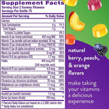 Vitafusion® MultiVites® Multivitamin Supplement Vitamin A / Ascorbic Acid / Vitamin D 2,500 IU - 800 IU - 20 mg Strength Gummy 150 per Bottle Assorted Fruit Flavor (830734_BT) 1/BT