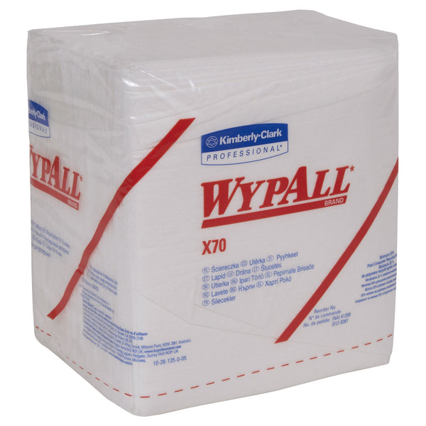 WypAll® X70 Task Wipe Heavy Duty 76 Count Poly Pack 12 X 12-1/2 Inch NonSterile Reusable (519209_PK) 76/PK