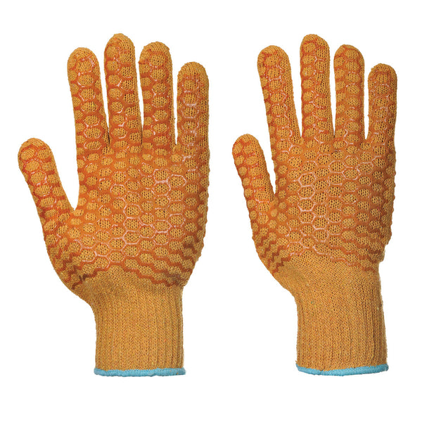 Portwest Criss Cross Glove, Orange, Size M (A130ORRM) Each