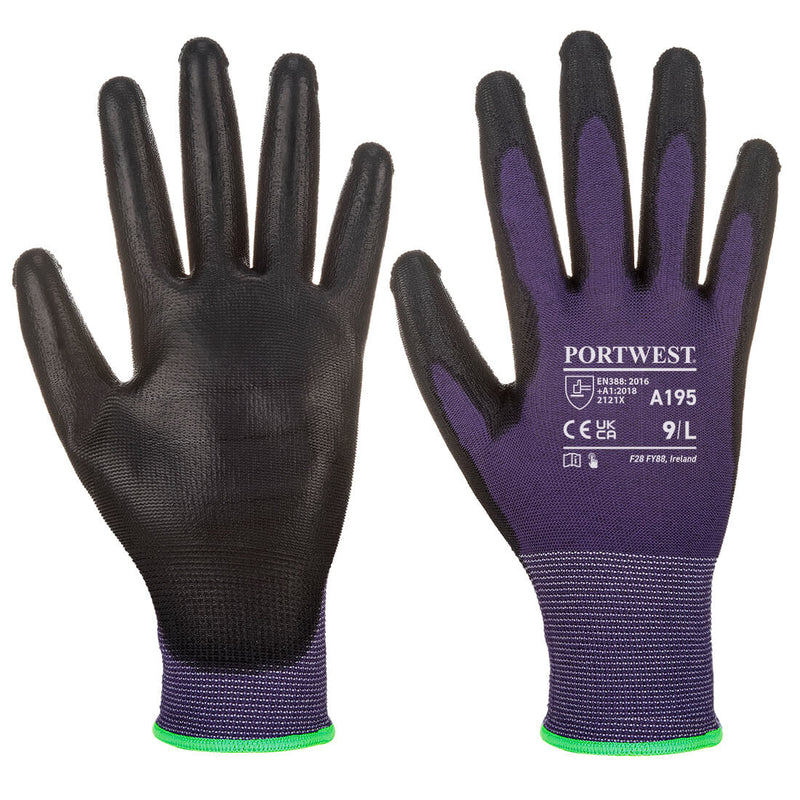 Portwest Touchscreen - PU, Purple/Black, Size M (A195U8RM) Each