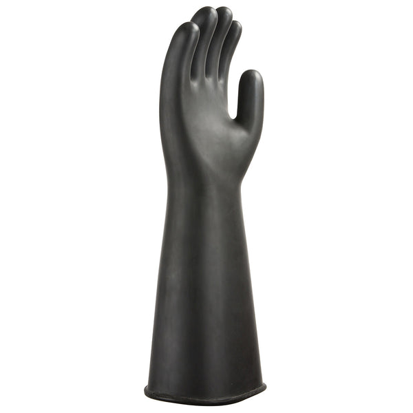 Portwest Heavyweight Latex Rubber Gauntlet, Black, Size XXL (A802BKRXXL) Each