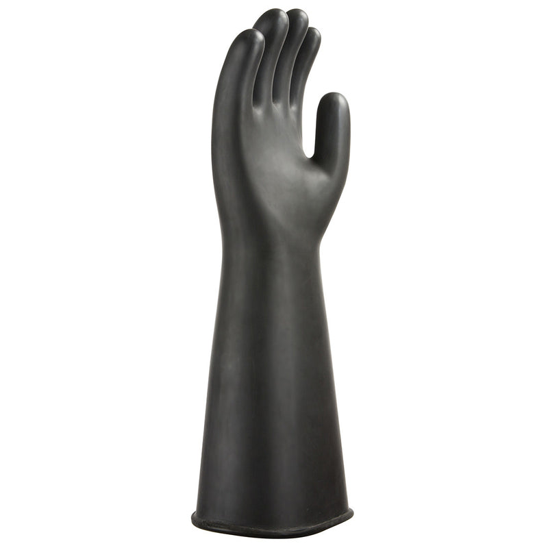 Portwest Heavyweight Latex Rubber Gauntlet, Black, Size XXL (A802BKRXXL) Each