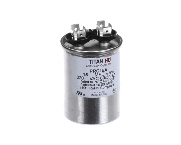 AAON V59340 CAP RUN 15MFD 370V ROUND USA (AAONV59340) Each