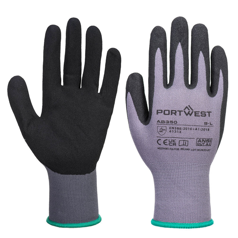 Portwest DermiFlex Essential Multipack, Gray/Black, Size XXL (AB350G8RXXL) Pack of 12
