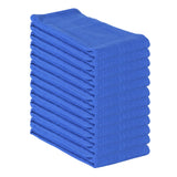 Hospeco® Huck Cotton Cleaning Towels 16x26 Blue, 120/Case (HOSABSBNT-BLUE-CS) Case of 120