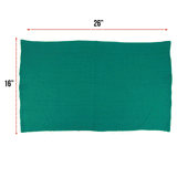 Hospeco® Huck Cotton Cleaning Towels 16x26 Green, 120/Case (HOSABSBNT-HGRN-CS) Case of 120