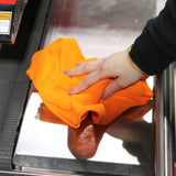 Hospeco® Huck Cotton Cleaning Towels 16x26 Orange, 120/Case (HOSABSBNT-ORNG-CS) Case of 120