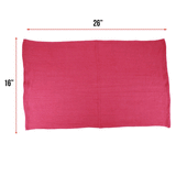 Hospeco® Huck Cotton Cleaning Towels 16x26 Pink, 120/Case (HOSABSBNT-PINK-CS) Case of 120