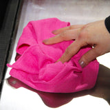 Hospeco® Huck Cotton Cleaning Towels 16x26 Pink, 120/Case (HOSABSBNT-PINK-CS) Case of 120