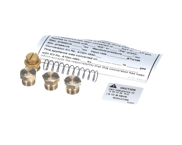 AccuTemp At0H-4982-3 48 Natural Gas To Propane Conversion Kit (ACCAT0H-4982-3) Each