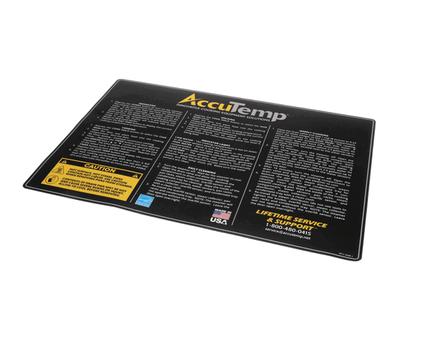 AccuTemp At1L-3658-1 Overlay-Operation Instructions (ACCAT1L-3658-1) E ...