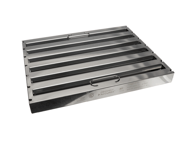 ACCUREX 1036742 HOOD FILTER, 20"HX16"WX2"THICK, S/S (ACCX1036742) Each