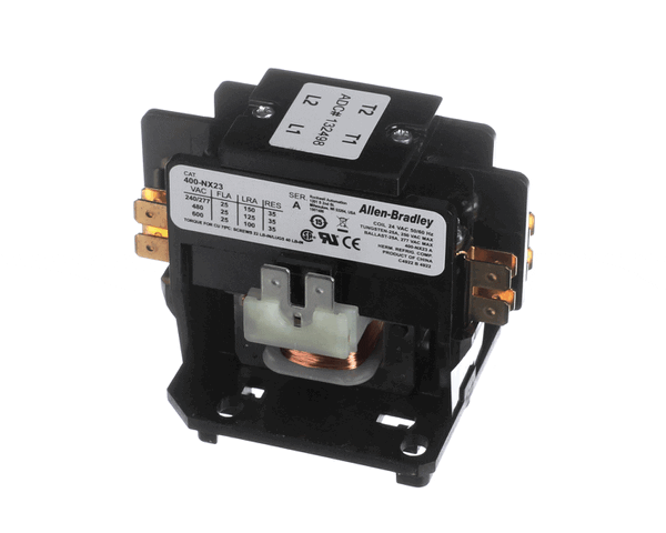 American Dryer Laundry 132498 24V 2-Pole Dp Contactor (Adc) (ADC132498) Each