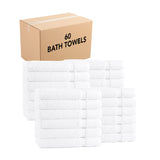 Hospeco® Admiral Hospitality Bath Towel 24x48 White, Case of 60 (HOSADMIRAL-BATH-8) Case of 60
