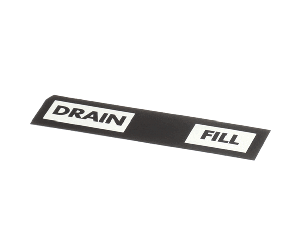American Dish Service 089-9224 Decal, Drain/Fill (ADS089-9224) Each