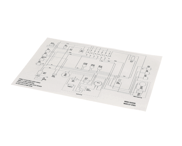 American Dish Service 089-9230 Decal, Wiring Diagram, Et-Pd-H (ADS089-9230) Each