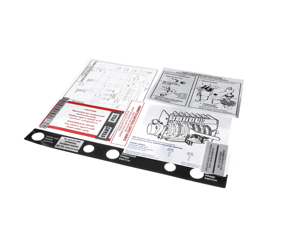 American Dish Service 089-9319 Decal Set, Afes, Afces (ADS089-9319) Each