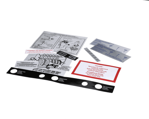 American Dish Service 089-9320 Decal Set, 5Ag-S (ADS089-9320) Each