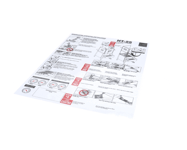 American Dish Service 089-9370 Wall Chart, Cleaning Ht-25 (ADS089-9370) Each