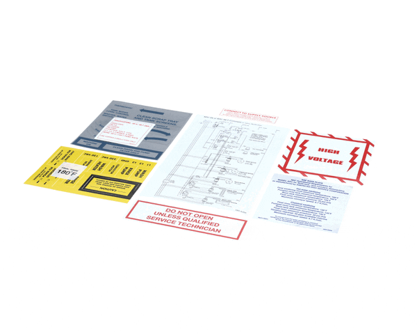 American Dish Service 289-9217 Decal Set, Model Adc-44 (ADS289-9217) Each