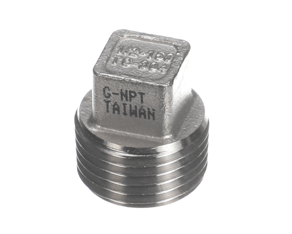 American Dish Service 292-1012 Plug, 1/2 Mpt Ss (ADS292-1012) Each