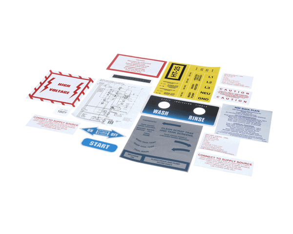 American Dish Service 389-9209 Decal Set, Model Ht-25 (Inclu (ADS389-9209) Each