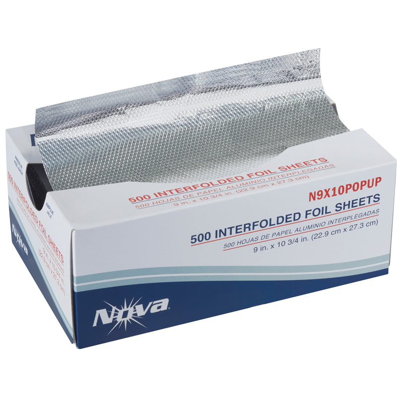 Aluminum Foil Pop-Up Sheets - 9 x 10 3/4" (AFS0910) Case Of 500