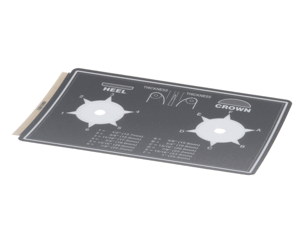 Antunes 1001069 Label, Dial Compression (AJA1001069) Each